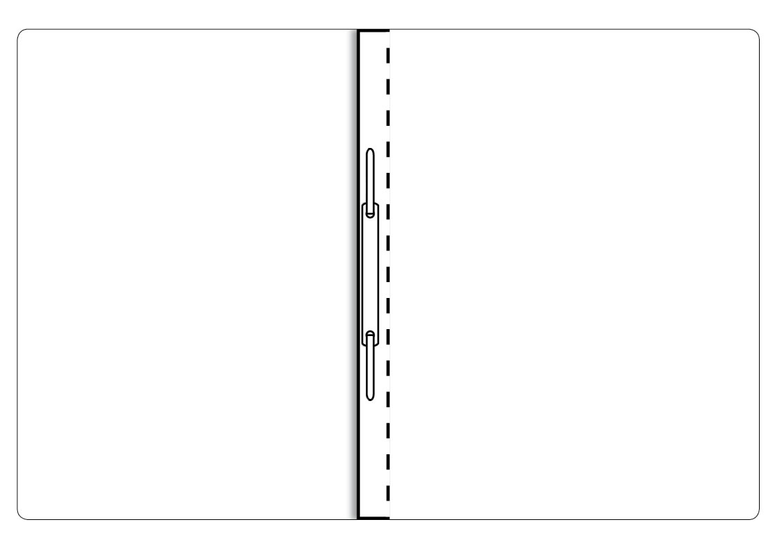 Kanzleihefter zur Linksheftung (Amtsheftung / Behördenheftung)